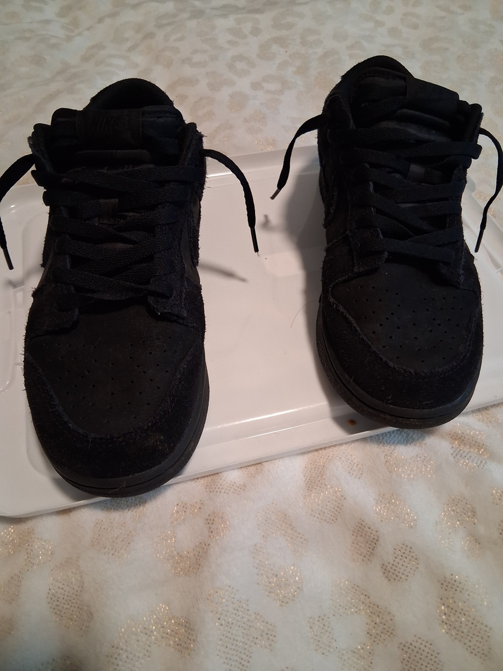 Nike Black Mesh Athletic Sneakers